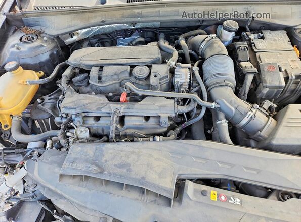 5NPEJ4J27MH130134 2021 HYUNDAI SONATA Gray Вид задньої частини салону