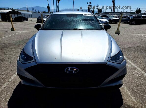 5NPEJ4J28MH065181 2021 HYUNDAI SONATA Silver Front view