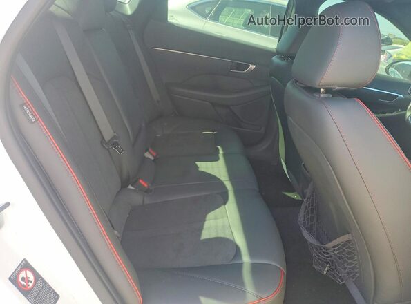 5NPEJ4J29LH024167 2020 HYUNDAI SONATA White Вид задніх сидінь