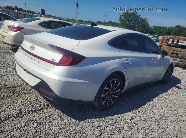 5NPEJ4J29LH024167 2020 HYUNDAI SONATA White Задня права чверть