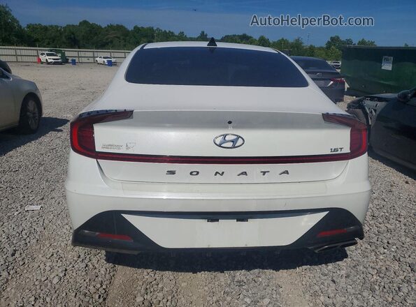 5NPEJ4J29LH024167 2020 HYUNDAI SONATA White Вид ззаду