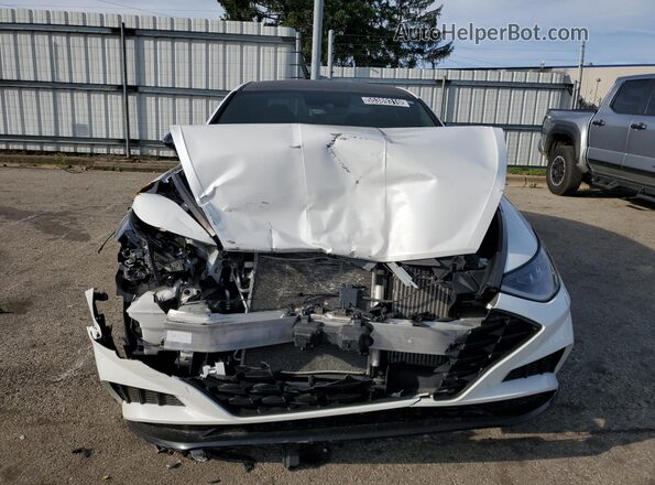 5NPEJ4J29LH025142 2020 HYUNDAI SONATA White VIN կոդի պիտակի տեսք