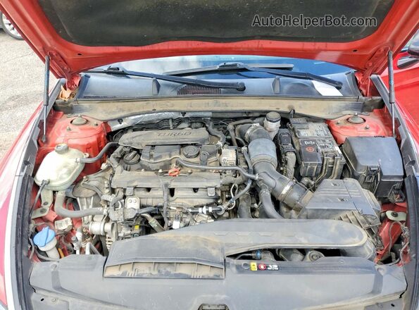 5NPEJ4J29MH065268 2021 HYUNDAI SONATA Red უკანა სალონის ხედი