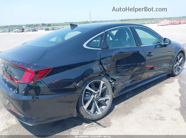5NPEJ4J29MH111505 2021 HYUNDAI SONATA Черный Вид спереди