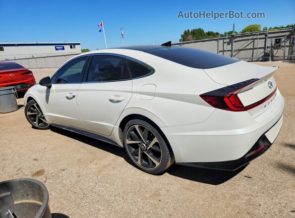 5NPEJ4J29NH139600 2022 HYUNDAI SONATA Белый Задняя левая четверть