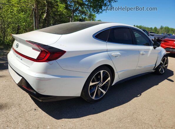 5NPEJ4J29NH139600 2022 HYUNDAI SONATA Белый Задняя правая четверть