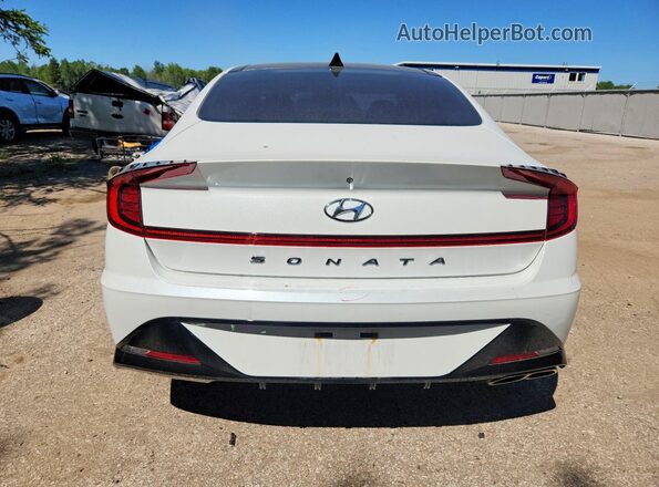 5NPEJ4J29NH139600 2022 HYUNDAI SONATA Белый Вид сзади