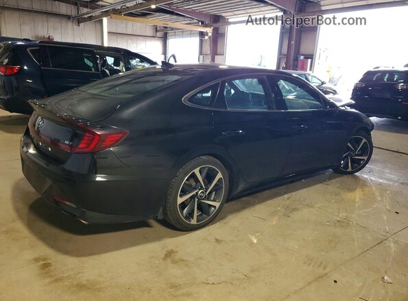 5NPEJ4J2XMH077400 2021 HYUNDAI SONATA Black Задня права чверть