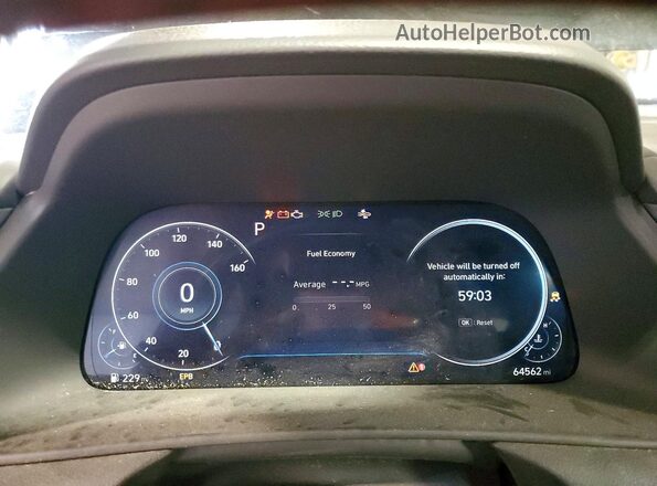 5NPEJ4J2XMH077400 2021 HYUNDAI SONATA Black Вид щитка приладів