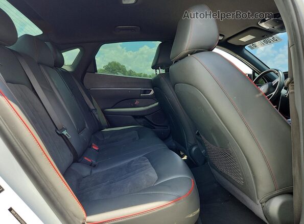 5NPEJ4J2XMH120293 2021 HYUNDAI SONATA Белый Вид задних сидений