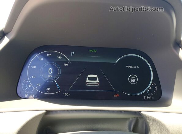 5NPEJ4J2XMH123162 2021 HYUNDAI SONATA Charcoal Вид щитка приладів