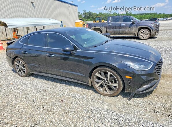 5NPEJ4J2XNH134521 2022 HYUNDAI SONATA Black Przód prawy