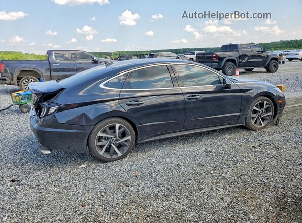 5NPEJ4J2XNH134521 2022 HYUNDAI SONATA Black Tył prawy