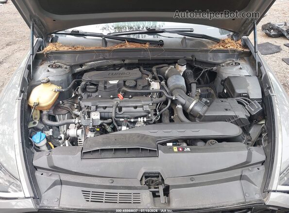 5NPEJ4J2XNH136706 2022 HYUNDAI SONATA Gray უკანა ხედი