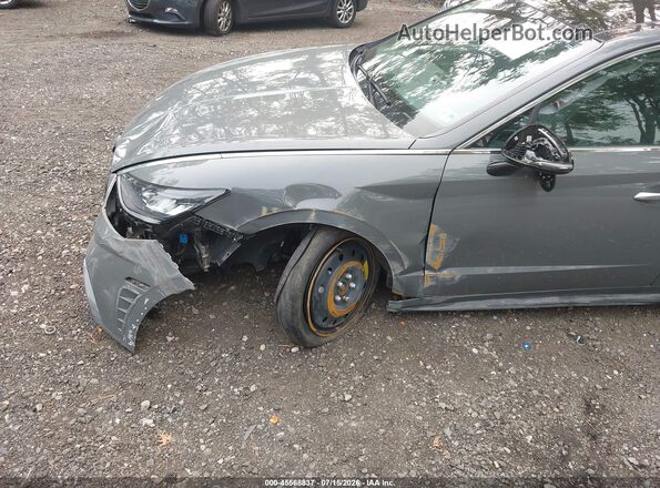 5NPEJ4J2XNH136706 2022 HYUNDAI SONATA Gray წინა ხედი