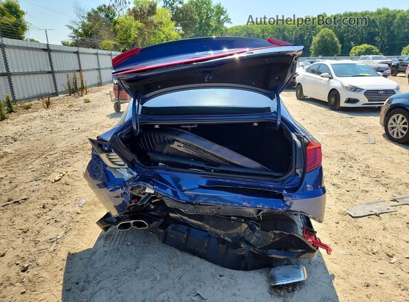 5NPEK4JC0MH127579 2021 HYUNDAI SONATA Blue Rear view