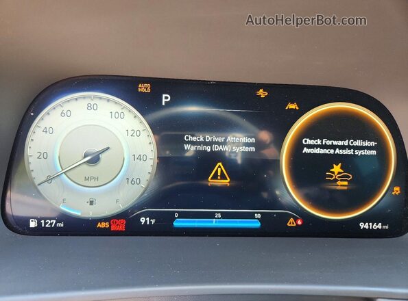 5NPEK4JC0MH127579 2021 HYUNDAI SONATA Blue Instrument cluster view
