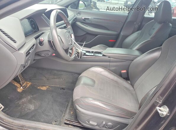 5NPEK4JC0NH141094 2022 HYUNDAI SONATA Charcoal Widok wnętrza z przodu