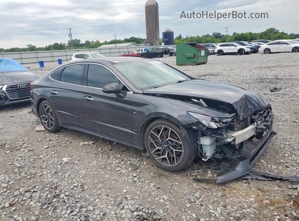 5NPEK4JC0NH141094 2022 HYUNDAI SONATA Charcoal Przód prawy