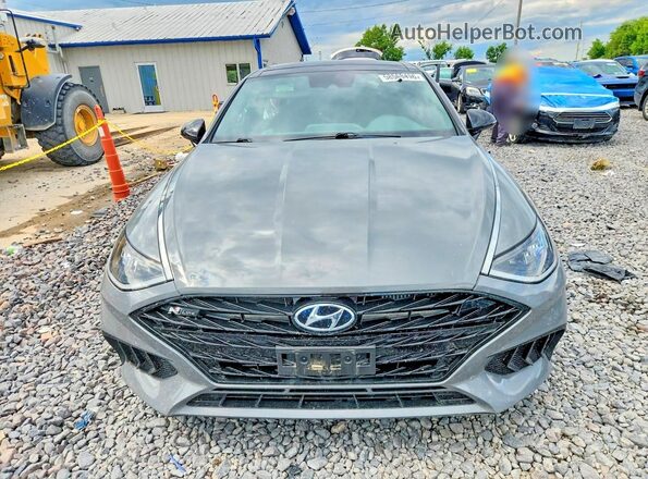 5NPEK4JC0NH150488 2022 HYUNDAI SONATA Gray Widok z przodu