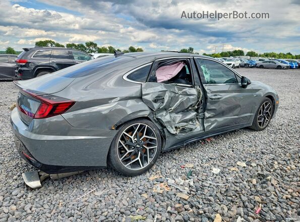 5NPEK4JC0NH150488 2022 HYUNDAI SONATA Gray Tył prawy