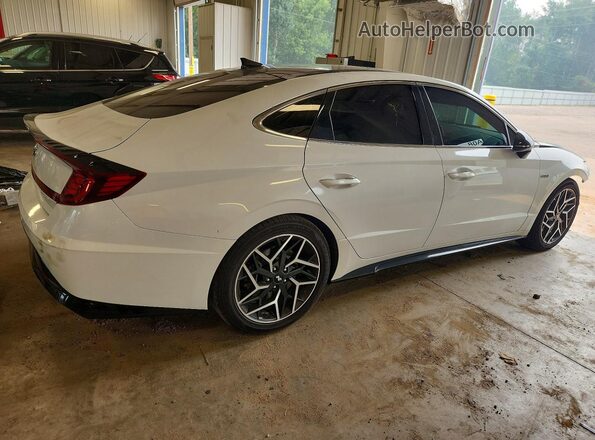 5NPEK4JC2MH106572 2021 HYUNDAI SONATA White Հետևի աջ