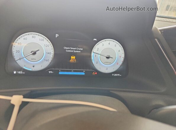 5NPEK4JC2MH106572 2021 HYUNDAI SONATA White Սարքավորումների վահանակի տեսք