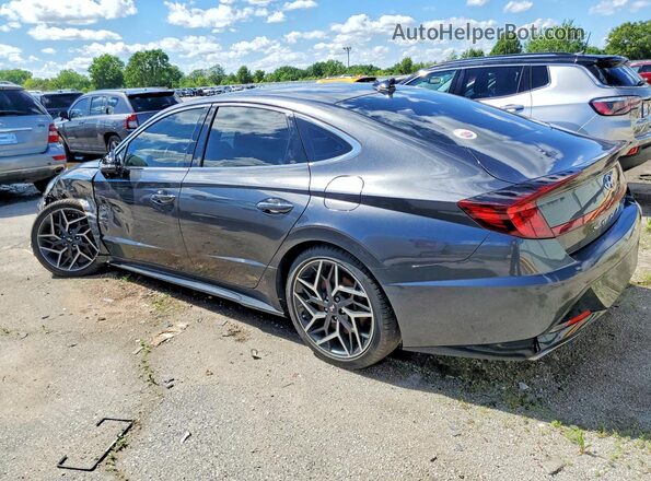 5NPEK4JC2MH111643 2021 HYUNDAI SONATA Charcoal უკანა მარცხენა