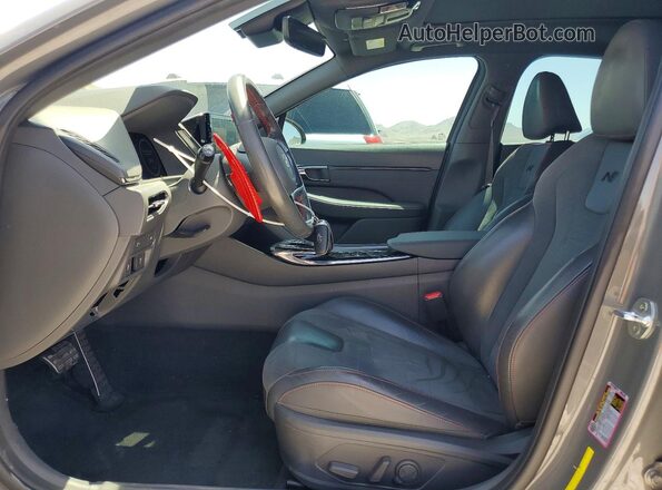 5NPEK4JC3MH127463 2021 HYUNDAI SONATA Gray Սալոնի դիմացի տեսք