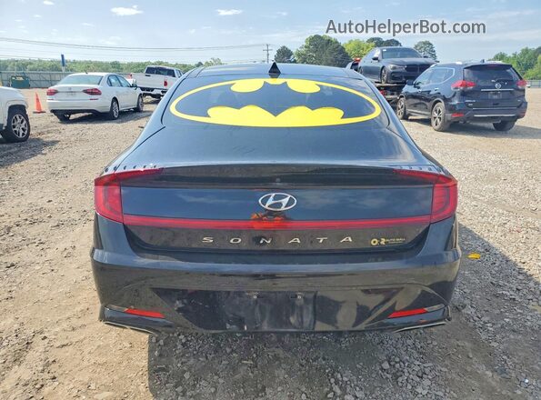 5NPEK4JC5MH127786 2021 HYUNDAI SONATA Black Հետևի տեսք