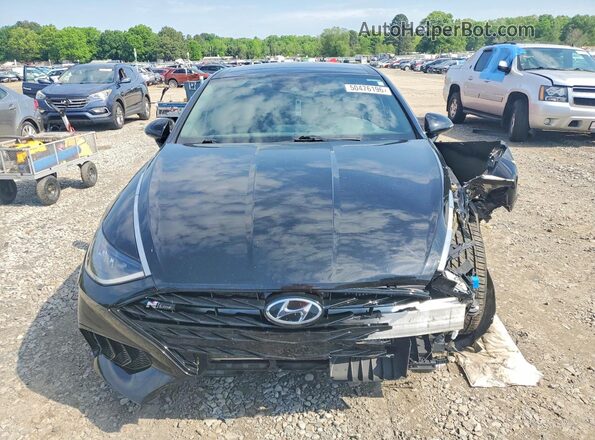 5NPEK4JC5MH127786 2021 HYUNDAI SONATA Black Դիմացի տեսք