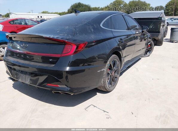 5NPEK4JC5NH146288 2022 HYUNDAI SONATA Black Rear right