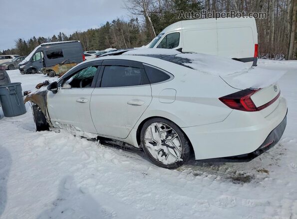 5NPEK4JC6MH099593 2021 HYUNDAI SONATA White Rear left