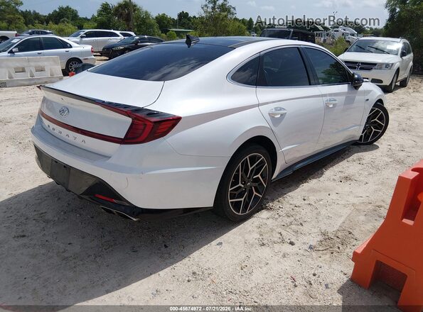5NPEK4JC6MH131698 2021 HYUNDAI SONATA White Rear right
