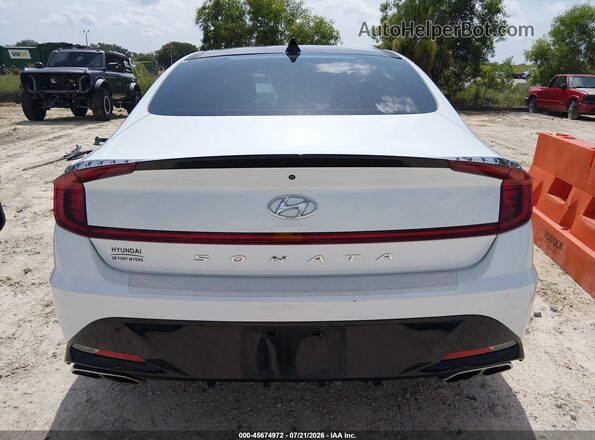 5NPEK4JC6MH131698 2021 HYUNDAI SONATA White 