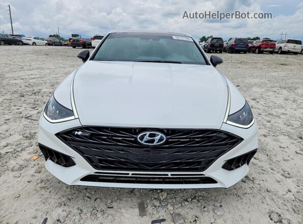 5NPEK4JC7NH146650 2022 HYUNDAI SONATA Белый Вид спереди