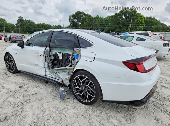5NPEK4JC7NH146650 2022 HYUNDAI SONATA Белый Задняя левая четверть