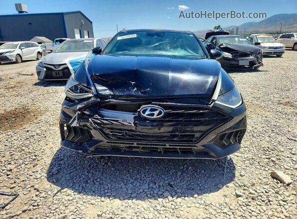 5NPEK4JC9MH105516 2021 HYUNDAI SONATA Black Вид спереду