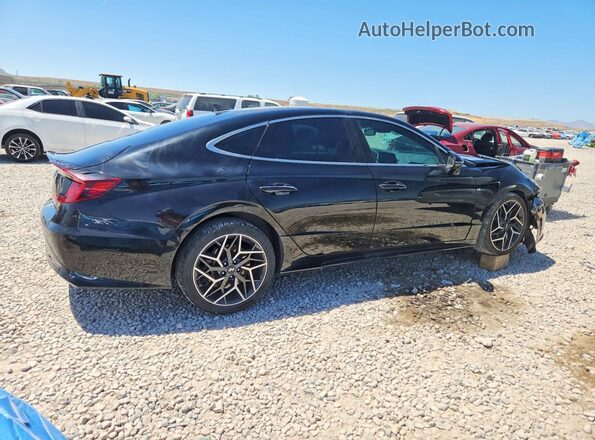 5NPEK4JC9MH105516 2021 HYUNDAI SONATA Black Задня права чверть