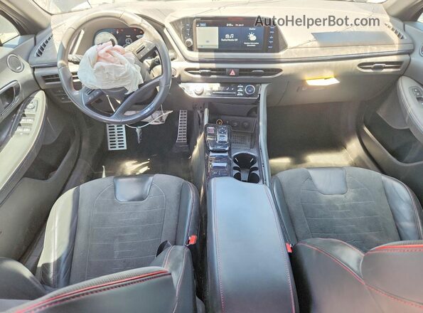 5NPEK4JC9MH105516 2021 HYUNDAI SONATA Black Вид панелі приладів