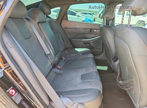 5NPEK4JC9MH105516 2021 HYUNDAI SONATA Black Вид задніх сидінь