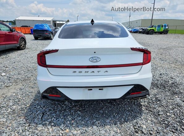 5NPEL4JA0MH104931 2021 HYUNDAI SONATA White Rear view