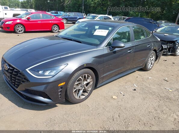 5NPEL4JA1MH069283 2021 HYUNDAI SONATA Серый Передняя левая четверть