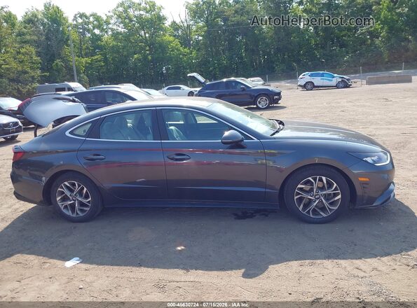 5NPEL4JA1MH069283 2021 HYUNDAI SONATA Серый Вид задней части салона