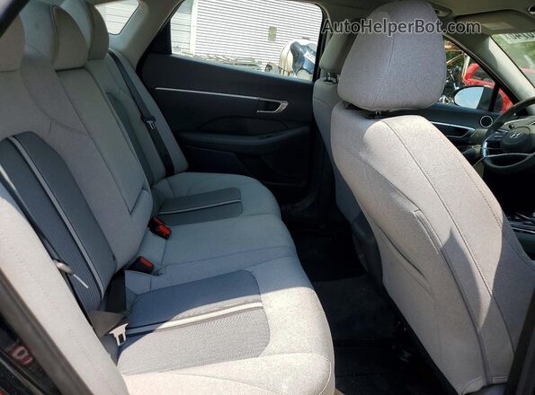 5NPEL4JA1MH083796 2021 HYUNDAI SONATA Black Widok tylnych siedzeń