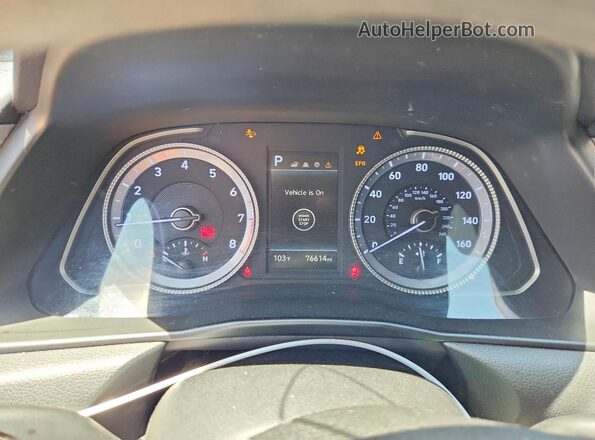 5NPEL4JA2LH038705 2020 HYUNDAI SONATA Серый Вид щитка приборов