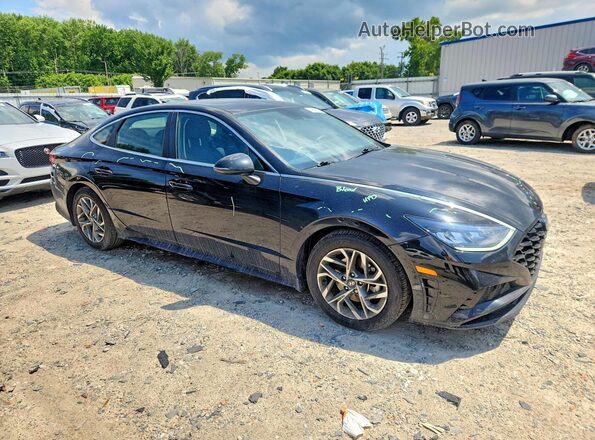 5NPEL4JA2LH057447 2020 HYUNDAI SONATA Черный Передняя правая четверть