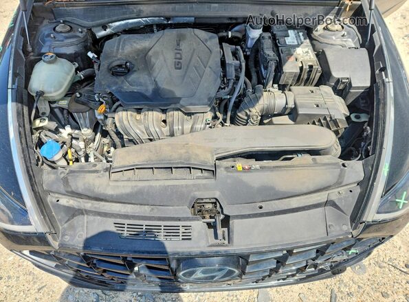 5NPEL4JA2LH057447 2020 HYUNDAI SONATA Черный Вид задней части салона