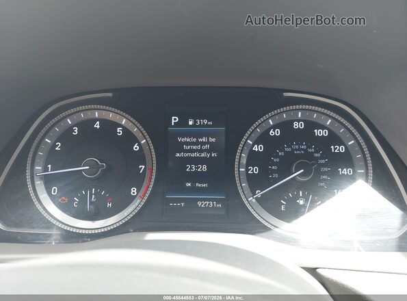 5NPEL4JA2MH103070 2021 HYUNDAI SONATA Silver უკანა სავარძლების ხედი