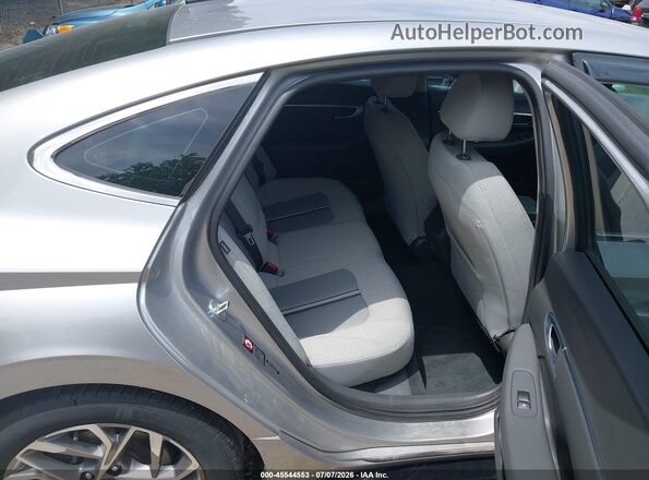 5NPEL4JA2MH103070 2021 HYUNDAI SONATA Silver VIN კოდის სტიკერის ხედი